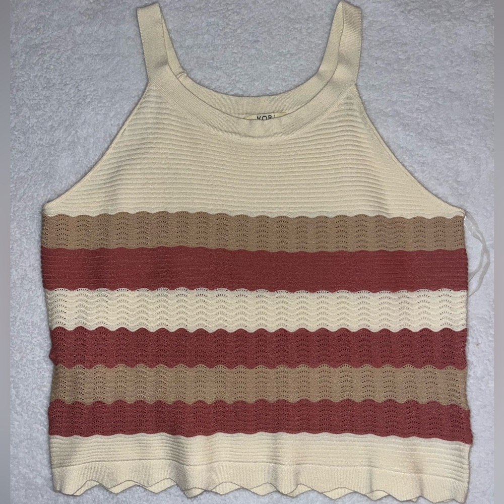 KORI striped tank top
